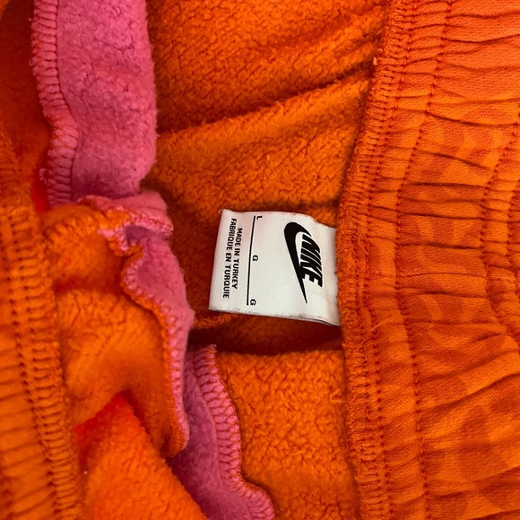 Nike Uphoria Sweatshirt and Short set - Pink/Orange - Picture 5 of 6